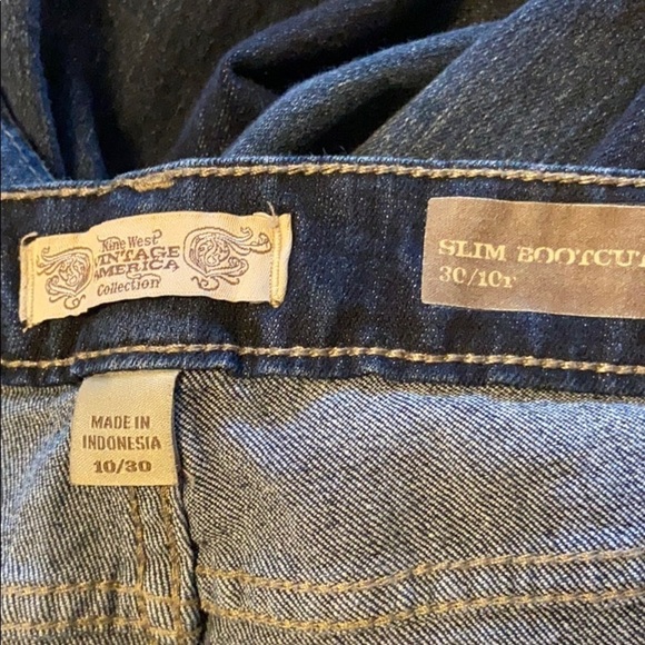 Nine West Vintage America Slim Bootcut 10/30 Rodeo - Picture 8 of 9